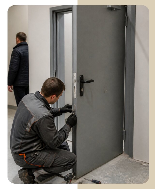 Ремонт противопожарной двери в Прохладном по цене 7041 р. | ДвериЛегко-Прх