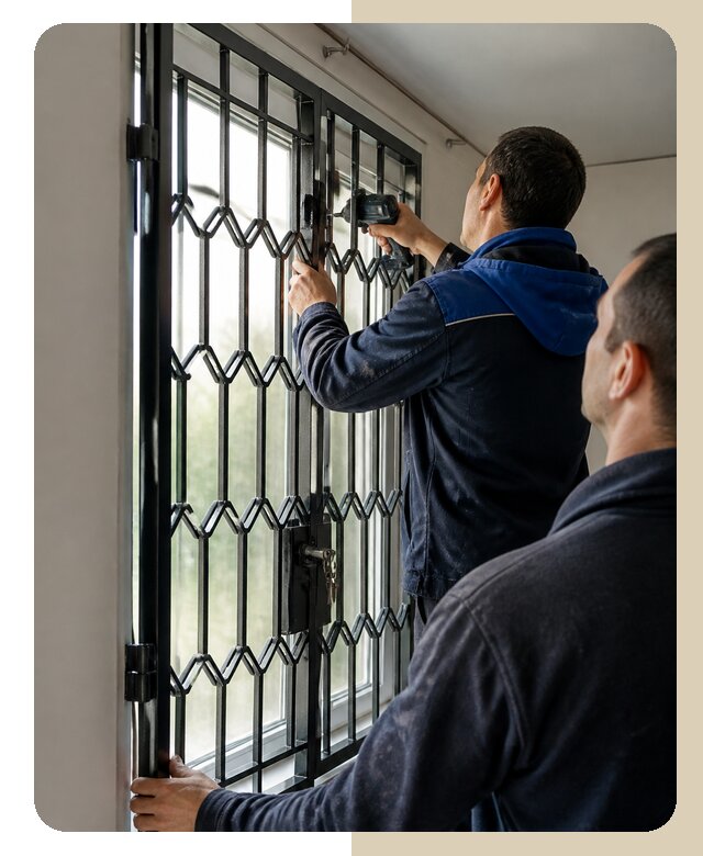 Установка распашных решеток в Прохладном цена от 7041 р. | ДвериЛегко-Прх